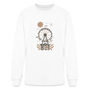 Abandoned Ferris Wheel Boho - Men's Long Sleeve T-Shirt - white - Front