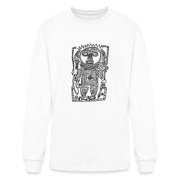 Ancient petroglyph - Men's Long Sleeve T-Shirt - white - Front