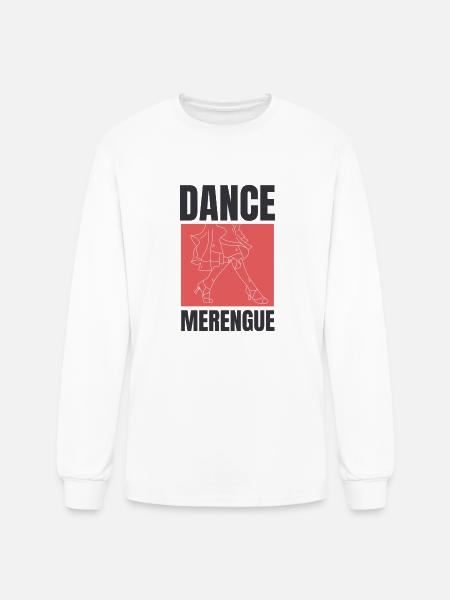 Dance Merengue, Latin music. - Men's Long Sleeve T-Shirt - white