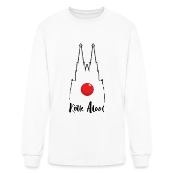 Carnival Kölle Alaaf at Cologne Cathedral - Men's Long Sleeve T-Shirt - white - Front