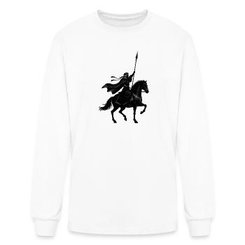 Umbra Knight on Midnight Steed - Men's Long Sleeve T-Shirt - white - Front