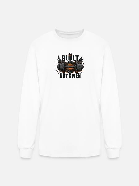 build up bro!! - Men's Long Sleeve T-Shirt - white