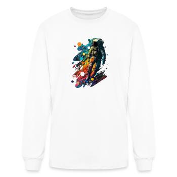 learn about gravity - Men's Long Sleeve T-Shirt - white - Front