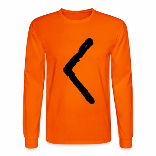 Elder Futhark Rune Kenaz - Letter C & K - Men's Long Sleeve T-Shirt