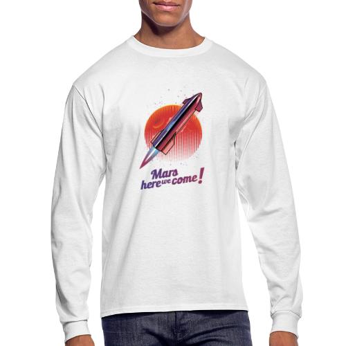Mars Here We Come - Light - Men's Long Sleeve T-Shirt
