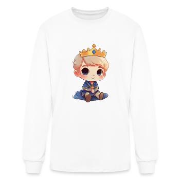 Royal Elegance A Prince - Men's Long Sleeve T-Shirt - white - Front