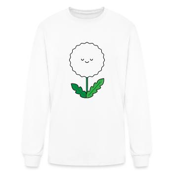 Kawaii Dandelion - Men's Long Sleeve T-Shirt - white - Front