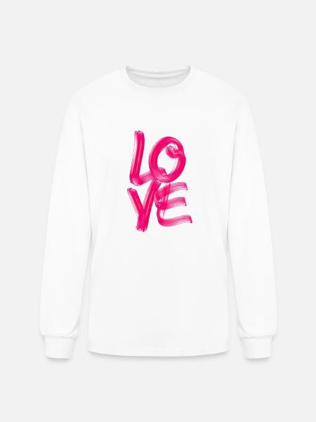 Love - Men's Long Sleeve T-Shirt - white