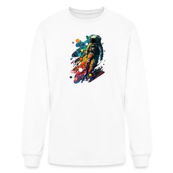 learn about gravity - Men's Long Sleeve T-Shirt - white - Front