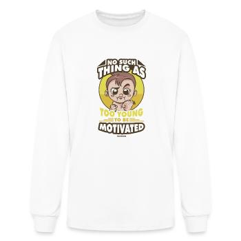motivation - T-shirt à manches longues Homme - blanc - Devant