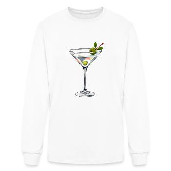 Olives and Martinis - Men's Long Sleeve T-Shirt - white - Front