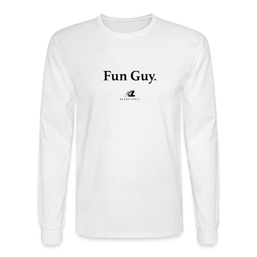 Fun Guy White - KL Basketball Shirt - Men's Long Sleeve T-Shirt