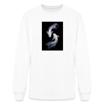 Cosmic Koi Nebula - Men's Long Sleeve T-Shirt - white - Front