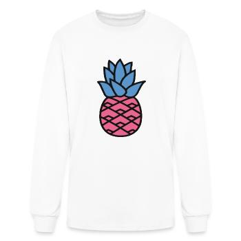 Pineapple - Men's Long Sleeve T-Shirt - white - Front