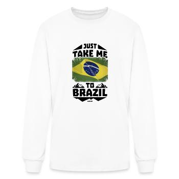 Brazil Rio de Janeiro South America gift - Men's Long Sleeve T-Shirt - white - Front