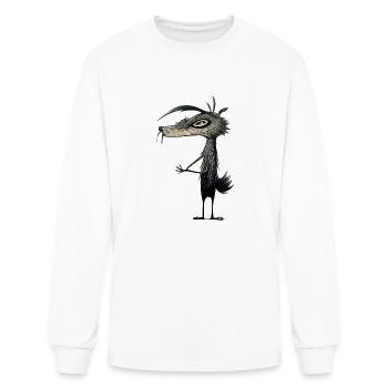 Whimsical character - Men's Long Sleeve T-Shirt - white - Front