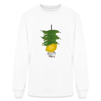 Lemon Chilli - Men's Long Sleeve T-Shirt - white - Front