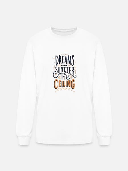 Unleash Your Ambition - Men's Long Sleeve T-Shirt - white