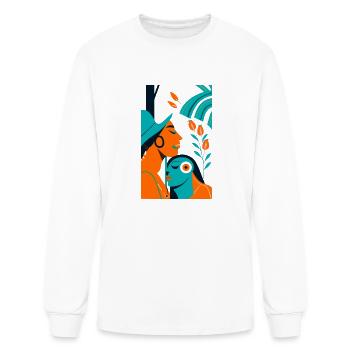 Simplicity Unveiled - Men's Long Sleeve T-Shirt - white - Front