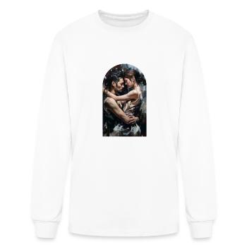 Love s Resilient Embrace - Men's Long Sleeve T-Shirt - white - Front