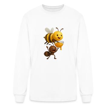 Sweet Honey - Men's Long Sleeve T-Shirt - white - Front