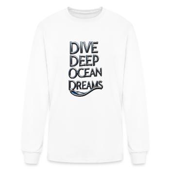 Plumb Depth Ocean Dream - Men's Long Sleeve T-Shirt - white - Front
