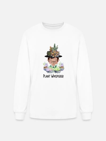 Plant Whisperer - Men's Long Sleeve T-Shirt - white