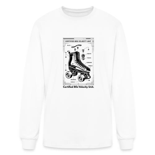 Retro Roller Skate T-Shirt - Men's Long Sleeve T-Shirt