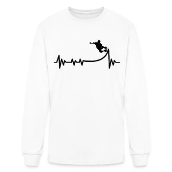 Skateboards Skating Skateboarding Skateboarder - Men's Long Sleeve T-Shirt - white - Front