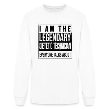 Dietician Birthday born Dietetic-Technician - Men's Long Sleeve T-Shirt - white - Front
