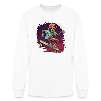 Skateboarder skater-ramp Skateboarding Skateboard - Men's Long Sleeve T-Shirt - white - Front