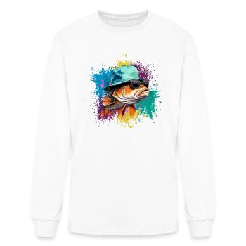 Fisherman accessories Fishing-boat lures - Men's Long Sleeve T-Shirt - white - Front