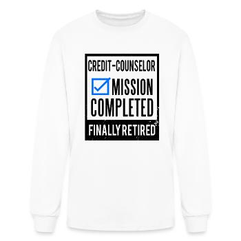 Retirement - Retired Credit-Counselor - Men's Long Sleeve T-Shirt - white - Front