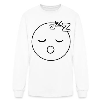 emojis sketch sleeping sleep - Men's Long Sleeve T-Shirt - white - Front