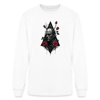 Rosebound F,rankenstein in Geometric Halo - Men's Long Sleeve T-Shirt - white - Front