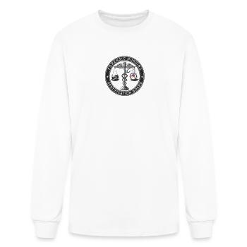 Forensic Nursing Certification Seal small no QR - Men's Long Sleeve T-Shirt - white - Front