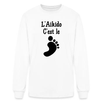 Aikido - Martial Art - Aikido - Men's Long Sleeve T-Shirt - white - Front
