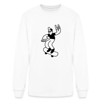 Roll Rock - Men's Long Sleeve T-Shirt - white - Front