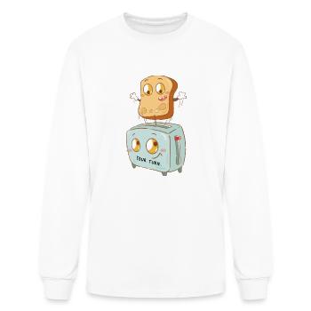 Your Turn Toast - Men's Long Sleeve T-Shirt - white - Front