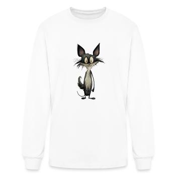 Cartoon character - Men's Long Sleeve T-Shirt - white - Front