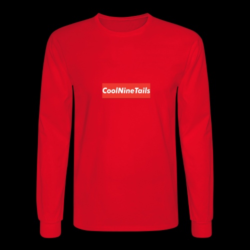 CoolNineTails supreme logo - Men's Long Sleeve T-Shirt