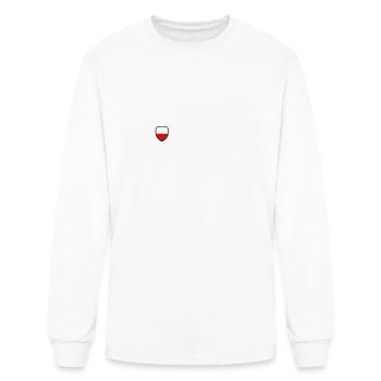 National Flag Of Poland - Men's Long Sleeve T-Shirt - white - Front