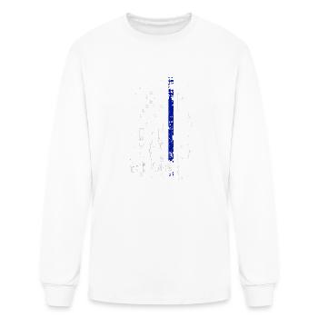 Police Graduation Police Academy 2019 Exam - Men's Long Sleeve T-Shirt - white - Front
