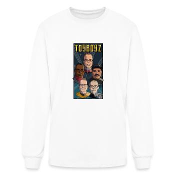 ToyBoyz Logo with QR - Men's Long Sleeve T-Shirt - white - Front