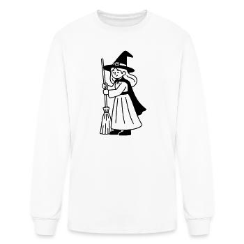 witch - Men's Long Sleeve T-Shirt - white - Front