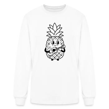 pineapple - Men's Long Sleeve T-Shirt - white - Front