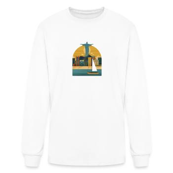 Brazil Rio de Janeiro South America gift - Men's Long Sleeve T-Shirt - white - Front