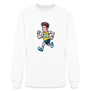 Boston Marathon - Men's Long Sleeve T-Shirt - white - Front
