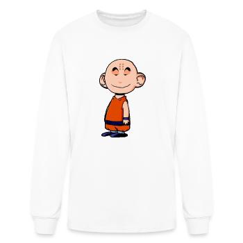 Little Monk stars - Men's Long Sleeve T-Shirt - white - Front