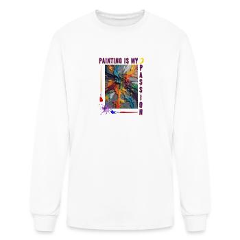 Artistic painting - Men's Long Sleeve T-Shirt - white - Front